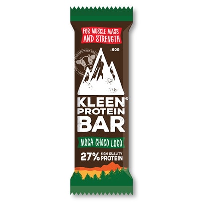Kleen Whey Protein Bar 60 G Moca Choco Loco