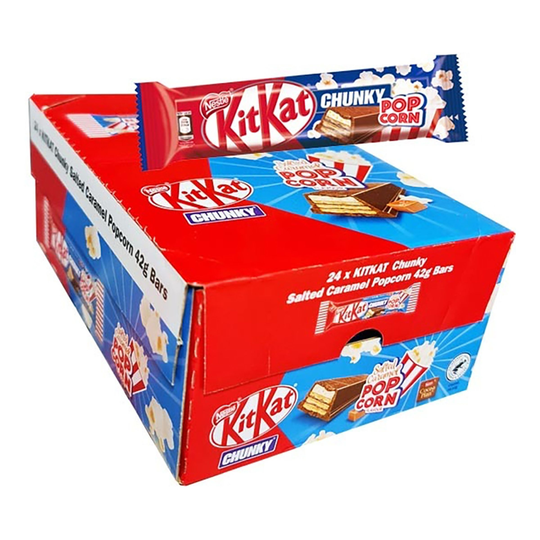 KitKat Chunky Popcorn - 24-pakkaus