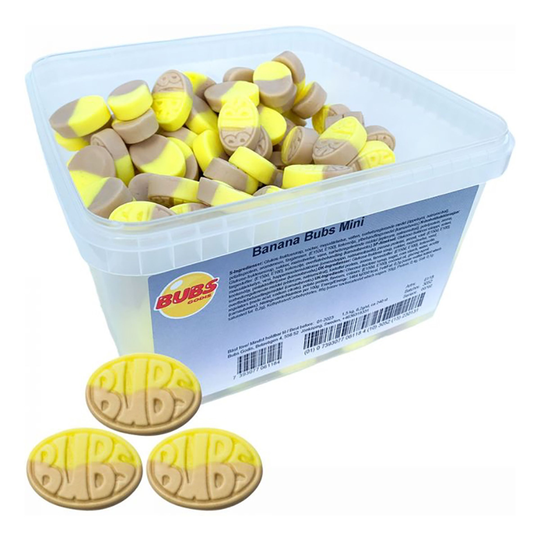 Banana Minibubs Suurpakkaus - 1,5 kg