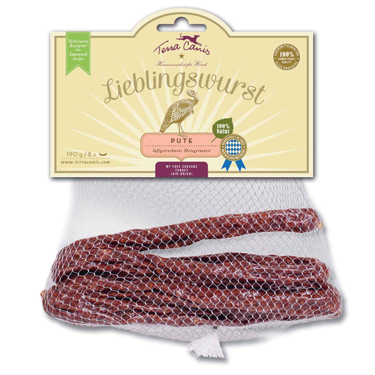 Terra Canis Lieblingswurst - 190 g kalkkuna