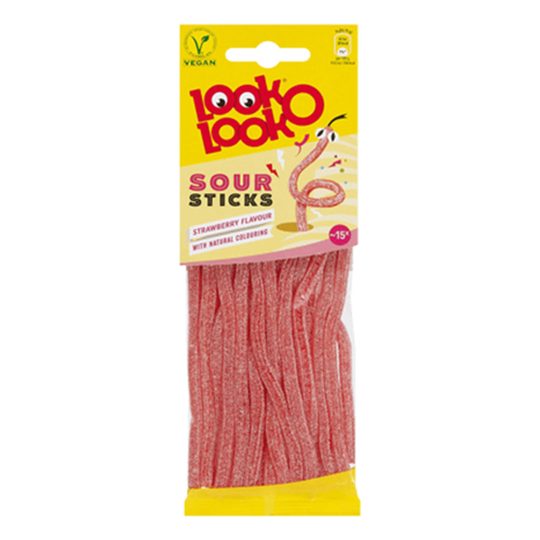 Look-O-Look Jordgubbsstänger - 90 g