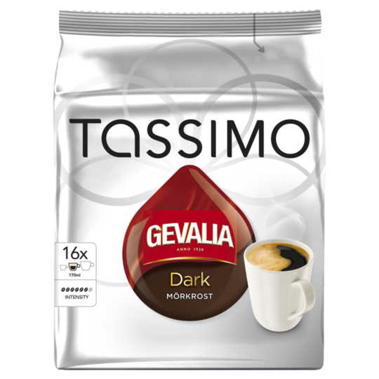 Tassimo Gevalia Tassimo tumma paahto kahvikapselit, 16 annosta 7622300455590 Replace: N/A