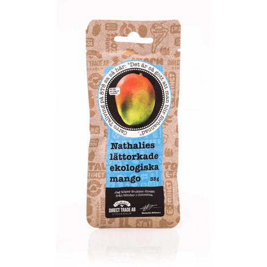 Nathalie's Lättorkade Eko Frukt 35 G