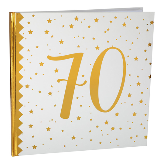 Muistikirja Numero Valkoinen/Kulta - Numero 70