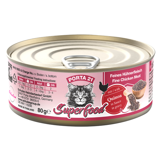 Porta 21 Superfood 6 x 80 g - kanaa ja kvinoaa