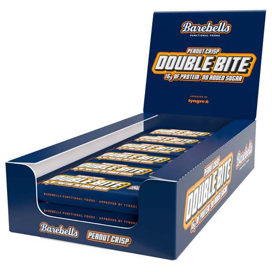 12 X Barebells Double Bite 55 G Peanut Crisp