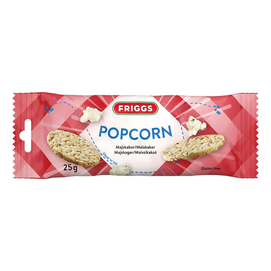 Friggs Snackpack Popcorn - 25 grammaa