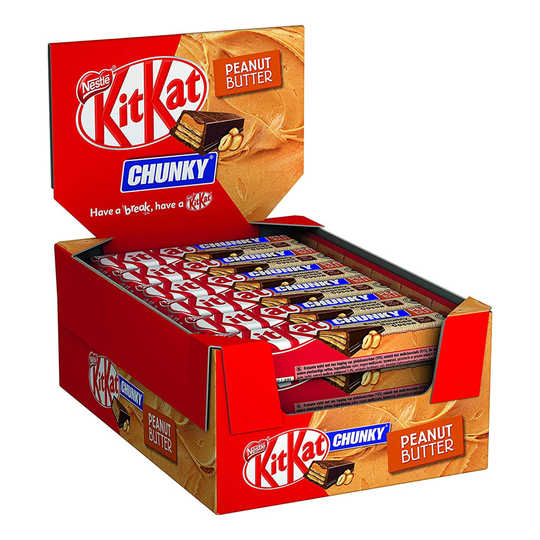 KitKat Chunky Peanut Butter - 24-pakkaus