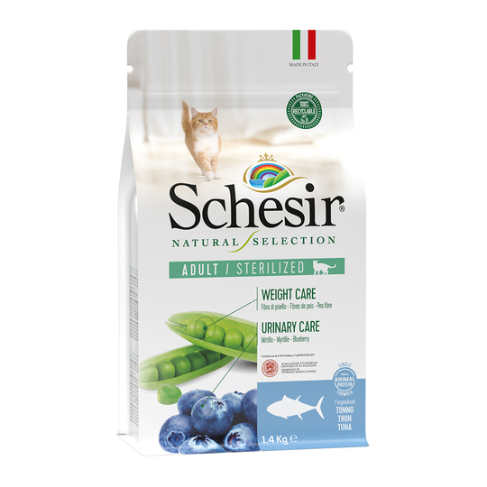 Schesir Natural Selection Adult Sterilized - tonnikala - 1,4 kg