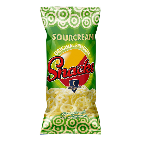 Sundlings Sourcream Snacks - 110 grammaa