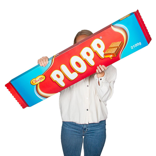Jättimäinen Suklaa Plopp
