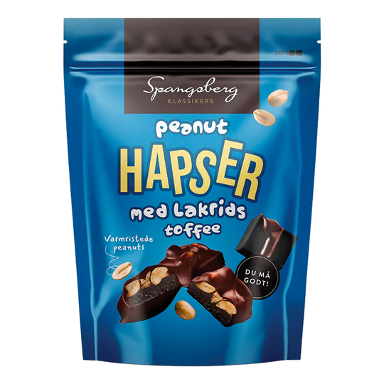 Hapser Peanut Lakrits Toffee - 80 grammaa