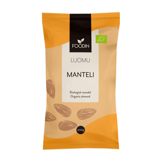 Foodin Almond Organic Raw 200 G