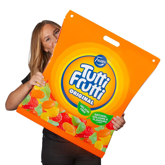 Jättimäinen Karkkipussi Tutti Frutti