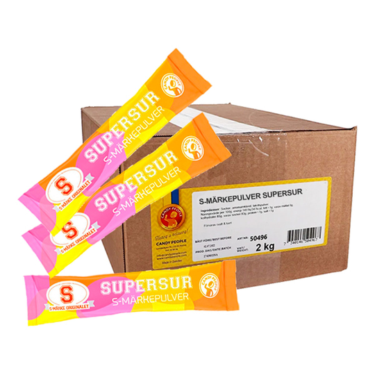 S-Märkepulver Supersur Suurpakkaus - 2 kg