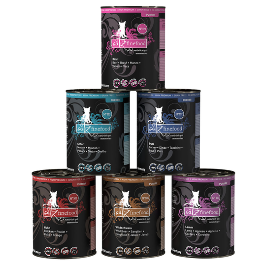 catz finefood Purrrr -purkkiruoka 6 x 400 g - lajitelma I (6 makua)