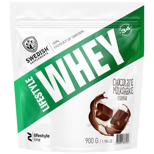 Swedish Supplements Lifestyle Whey 900 G Chocolate Milkshake