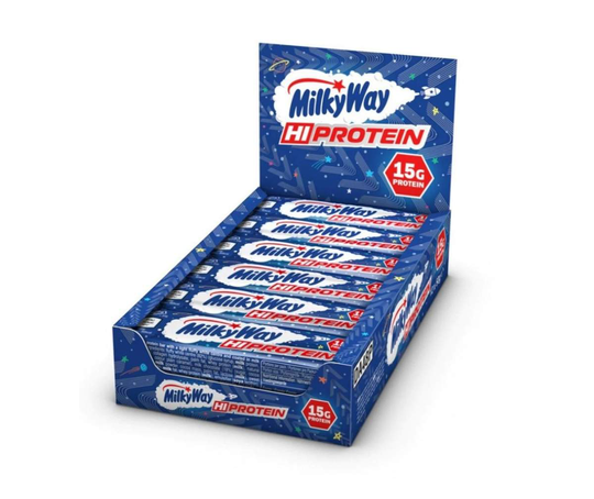 12 kpl Milky Way Hi Protein Bar, 50 g