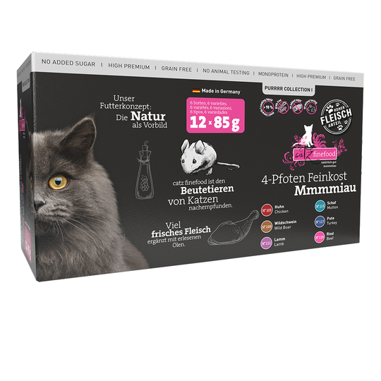 catz finefood Purrrr Pouches -lajitelma - lajitelma I (12 x 85 g)