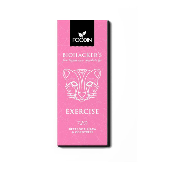 Foodin Raw Chocolate Biohacker?äôs Exercise 72% 40 G