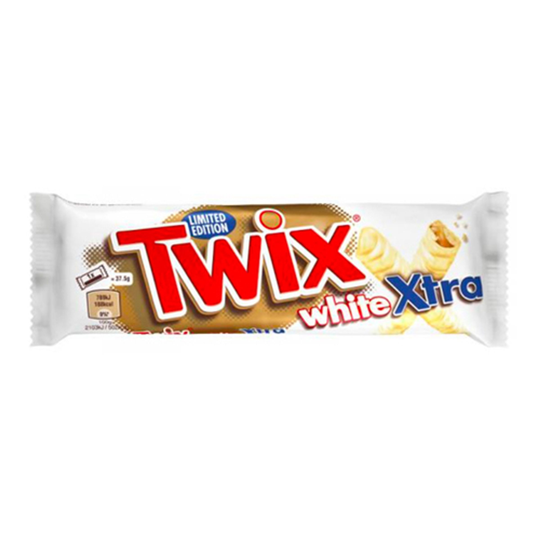 Twix White Xtra Suklaapatukka - Kappaleittain