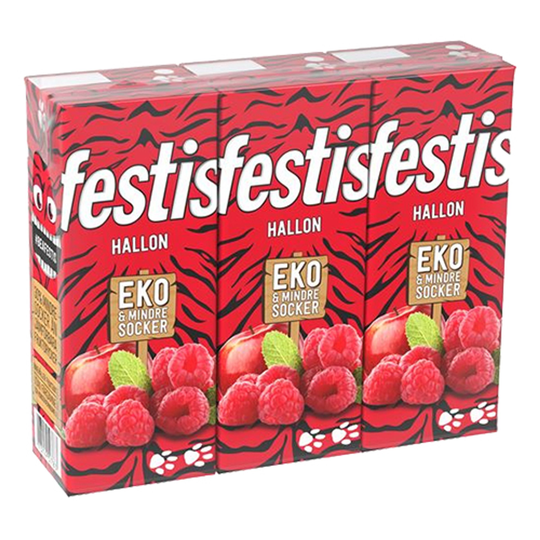Tetrafestis Vadelma Ekologinen 3-pakkaus - 3-pakkaus