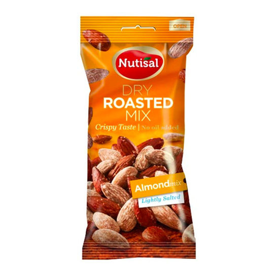 Nutisal Paahdetut Mantelit Pussissa - 60 grammaa