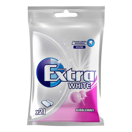Extra White Bubblemint Purukumi - 29 grammaa