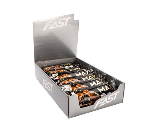 18 kpl FAST MAX Crispy Caramel, 45 g
