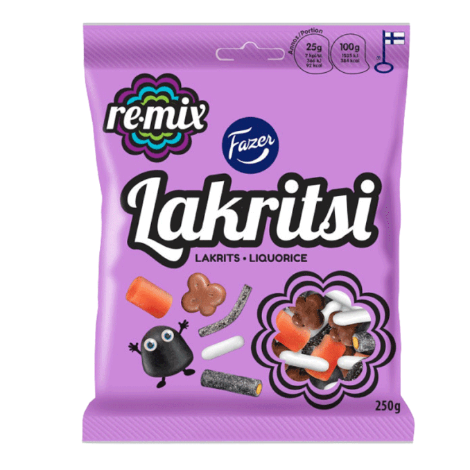 Fazer Remix Lakritsi Karkkipussi