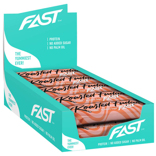 15 X Fast Sport Nutrition Enjoyment Bar 45 G Roasted Fudge