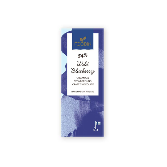 Foodin Raw Chocolate 40 G Blueberry 54%