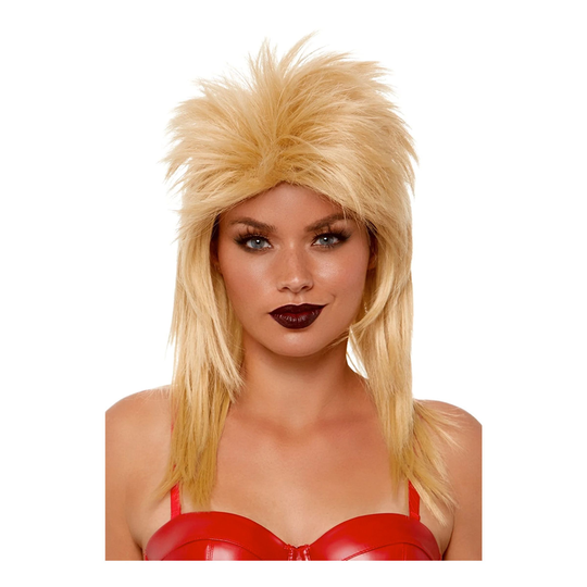 Rock Star Vaalea Deluxe Peruukki - One size