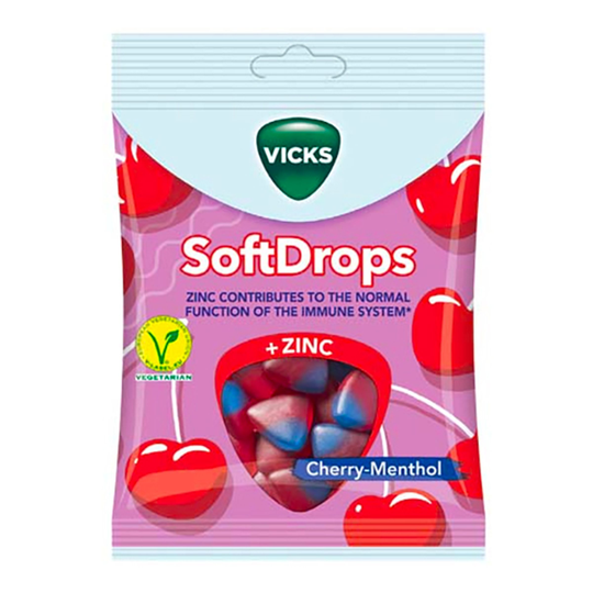 Vicks Soft Drops Cherry - 90 grammaa