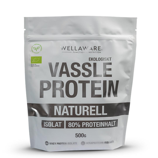 Wellaware Eko Vassleprotein 500 G Naturell