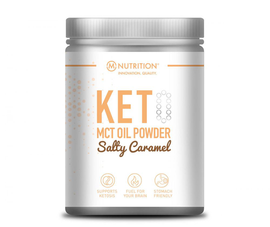 M-NUTRITION KETO MCT Oil Powder, Salty Caramel, 390 g