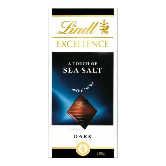 Lindt Excellence Touch of Sea Salt - 100 grammaa
