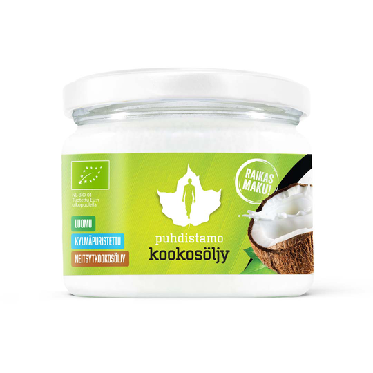 Puhdistamo Luomu Kookosöljy 250 Ml