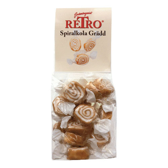 Spiralkola Grädd - 125 grammaa