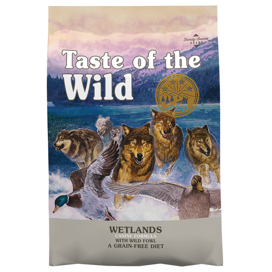 Taste of the Wild -säästöpakkaus, 2 x 12.2 kg - Wetlands
