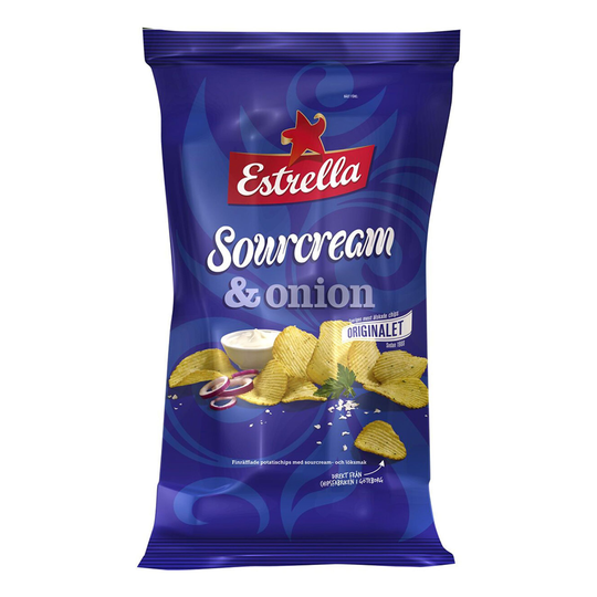 Estrella Sourcream & Onion - 1-pakkaus
