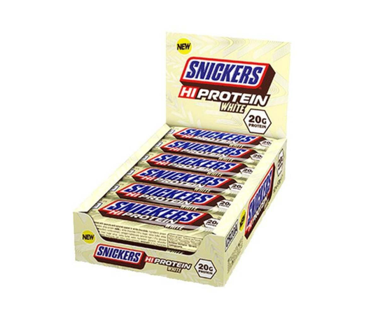 12 kpl Snickers Hi Protein Bar, White (57 g)