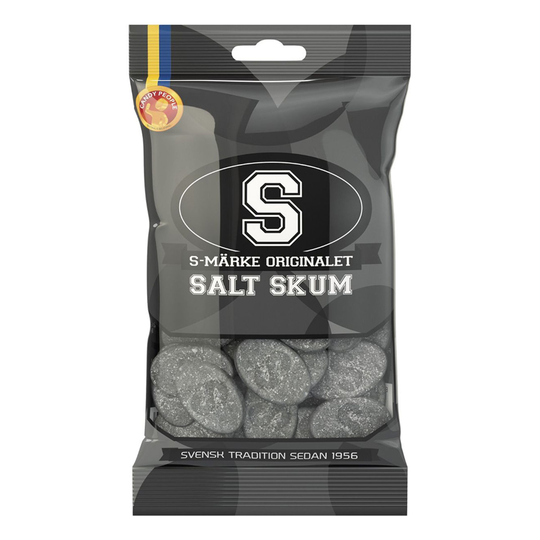 S-Märken Salt Skum Pussissa - 70 g