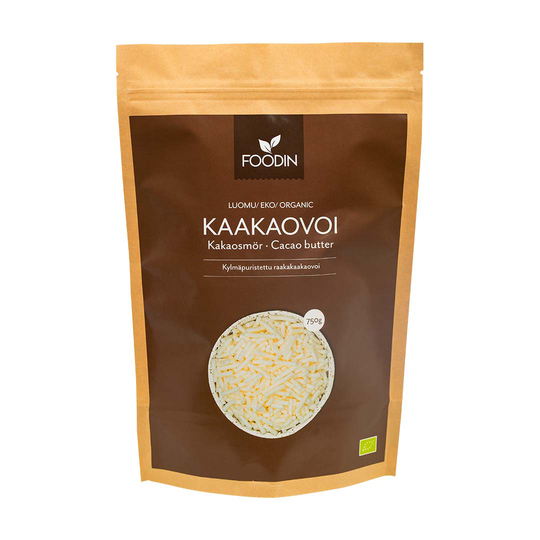 Foodin Organic Cacao Butter Raw 750 G