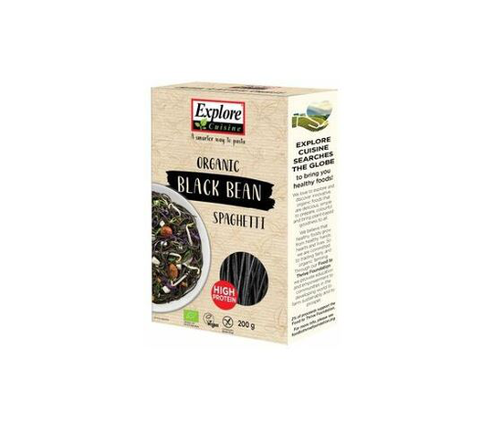 Mustapapuspagetti 200 g LUOMU