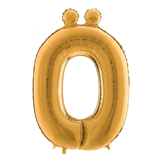 Kirjainilmapallo Kulta - Kirjain Ö