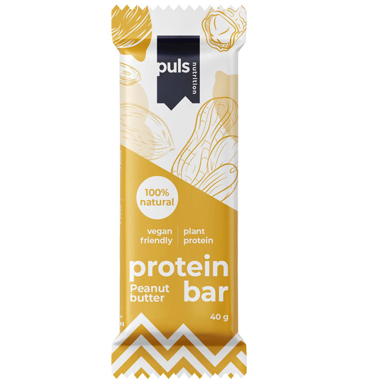 Puls Nutrition Vegan Protein Bar 40 G Peanut Butter