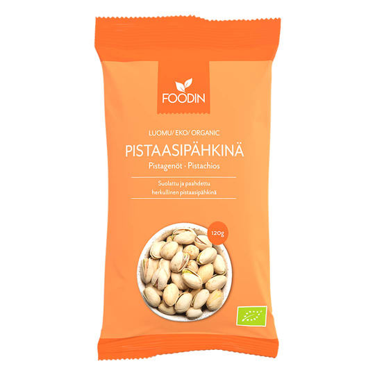 Foodin Organic Pistachio Nut Salted & Roasted 120 G