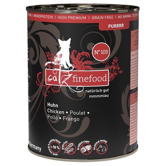 catz finefood Purrrr -purkkiruoka 6 x 400 g - No. 103 kana (6 x 400 g)