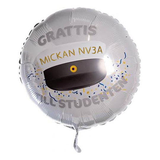 Folioilmapallo Grattis Till Studenten